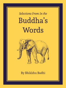 Cover of Selections from In the Buddha’s Words An Anthology of Discourses from the Pali Canon